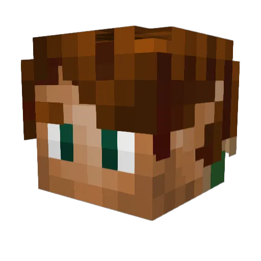 BigDogCliff Minecraft avatar head, 3D render