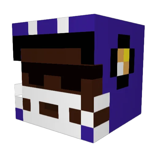 BigDyl6969 Minecraft avatar head, 3D render