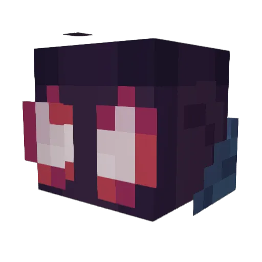 BigEZ Minecraft avatar head, 3D render