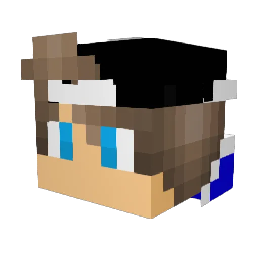 BigEasy650 Minecraft avatar head, 3D render