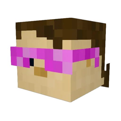 BigFRiZA Minecraft avatar head, 3D render