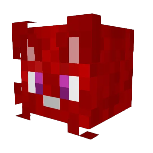 BigFemboiLinux Minecraft avatar head, 3D render