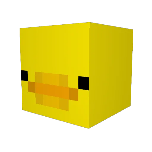 BigFitt Minecraft avatar head, 3D render