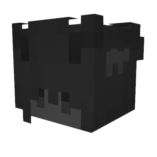 BigFlareio Minecraft avatar head, 3D render