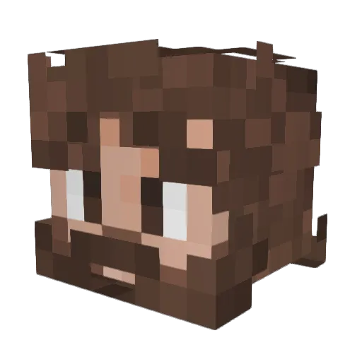 BigFootJinx1212 Minecraft avatar head, 3D render