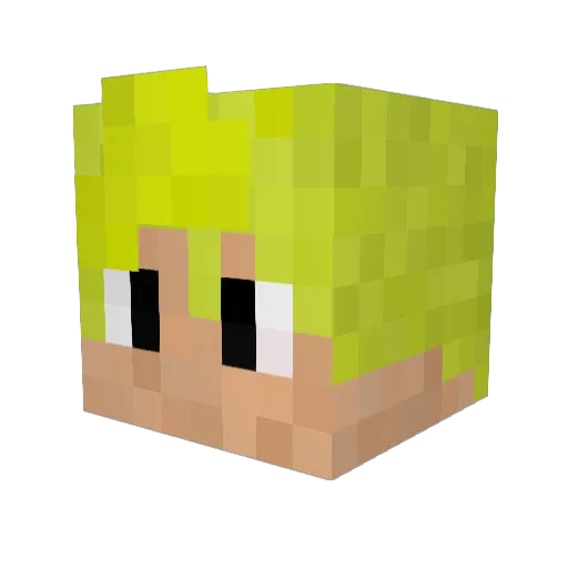 BigFred234 Minecraft avatar head, 3D render
