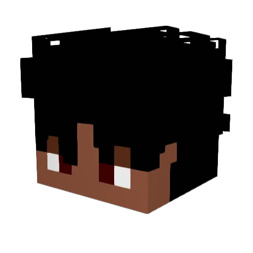 BigGuccySosa Minecraft avatar head, 3D render