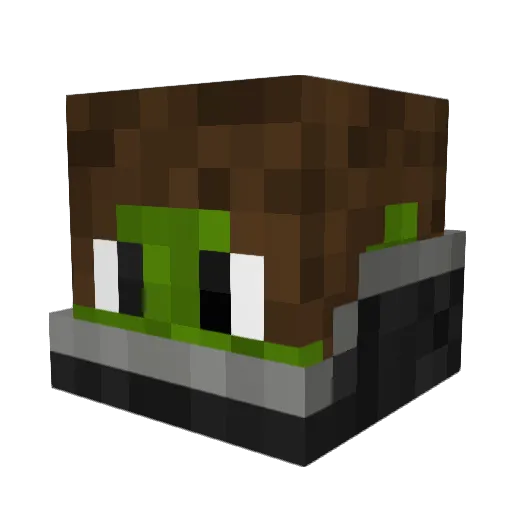 BigHayum Minecraft avatar head, 3D render