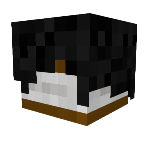 BigHeadWeeaboo Minecraft avatar head, 3D render