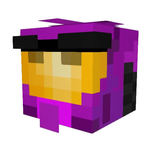 BigHomieBagel Minecraft avatar head, 3D render