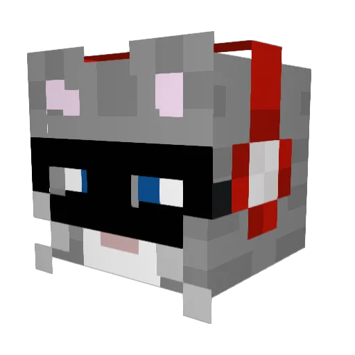 BigHux132 Minecraft avatar head, 3D render