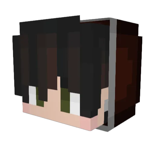 BigJ_2005 Minecraft avatar head, 3D render