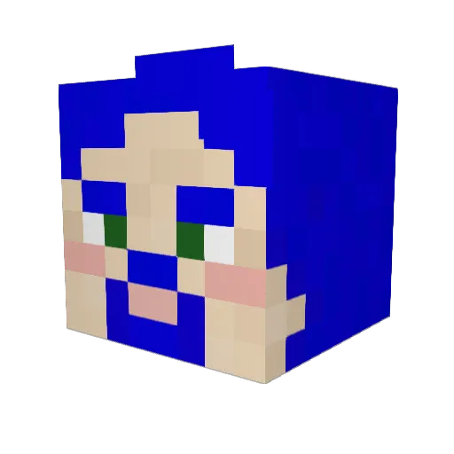 BigJeffrey2045 Minecraft avatar head, 3D render