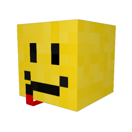 BigJibby Minecraft avatar head, 3D render
