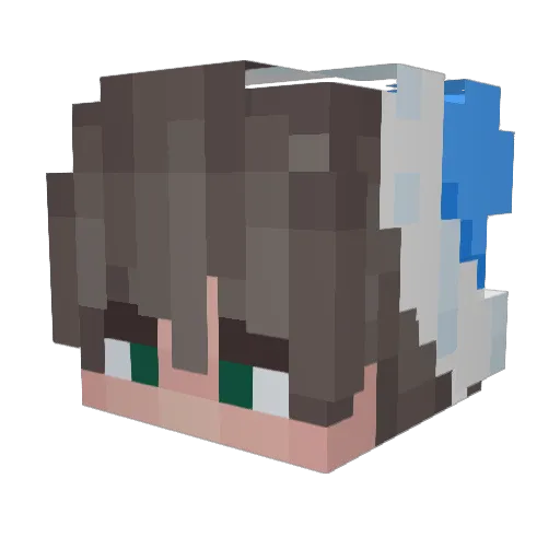 BigJlol Minecraft avatar head, 3D render