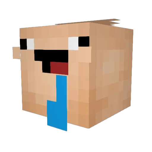 BigJohn15 Minecraft avatar head, 3D render