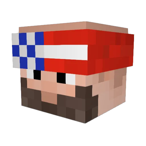 BigJohn2211 Minecraft avatar head, 3D render