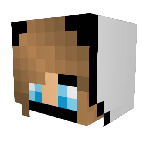 BigJohnjohn Minecraft avatar head, 3D render