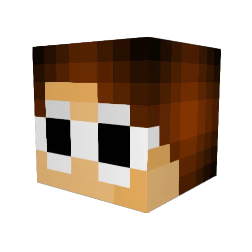 BigJones3288 Minecraft avatar head, 3D render