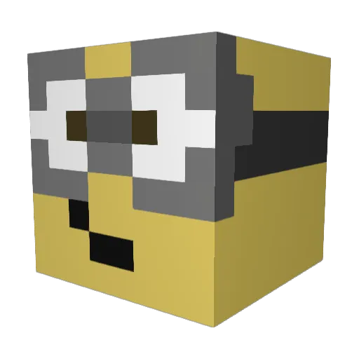 BigJonnyBoi Minecraft avatar head, 3D render