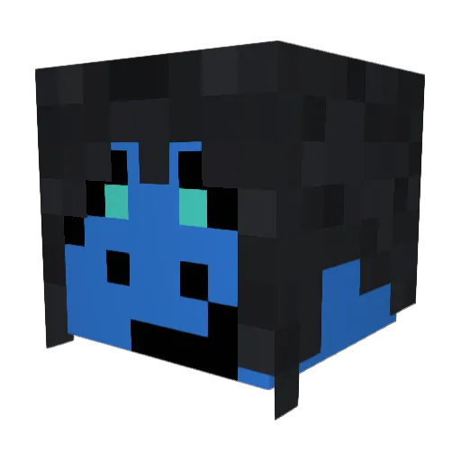 BigJorg Minecraft avatar head, 3D render