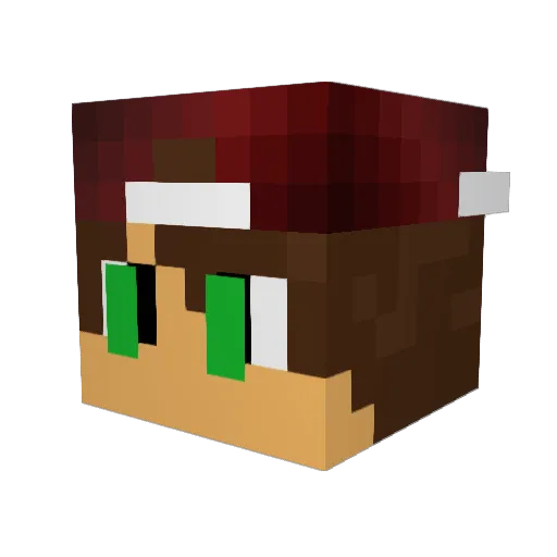 BigJumbo Minecraft avatar head, 3D render
