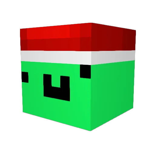 BigKid69 Minecraft avatar head, 3D render
