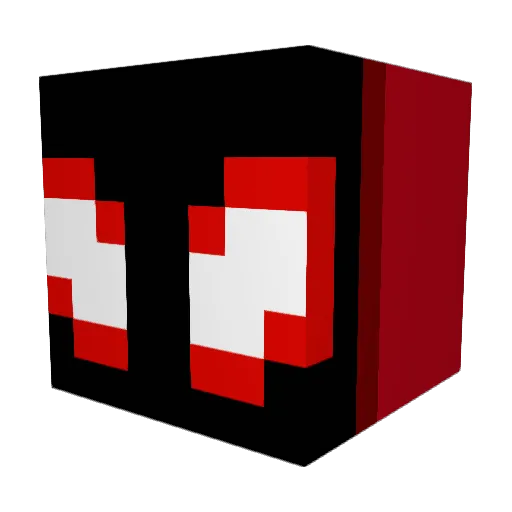 BigKingBoffa Minecraft avatar head, 3D render