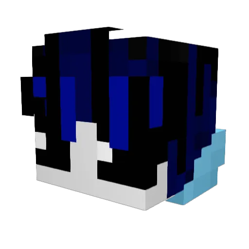 BigLadCal__ Minecraft avatar head, 3D render