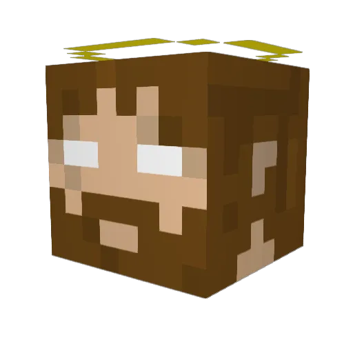 BigLasagna420 Minecraft avatar head, 3D render