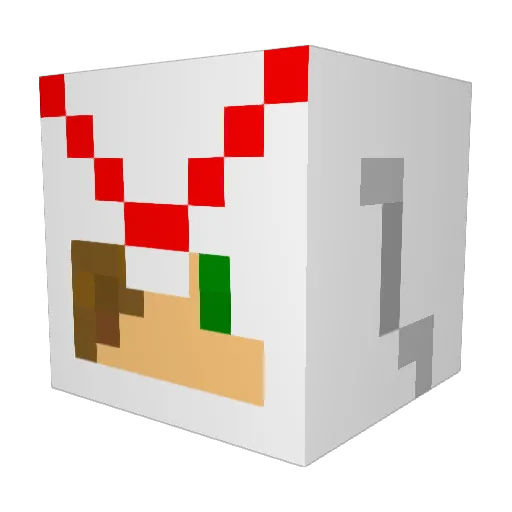 BigLebowski13 Minecraft avatar head, 3D render