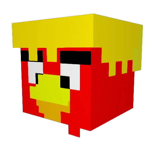 BigLiam1234 Minecraft avatar head, 3D render
