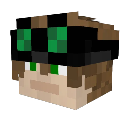 BigLizzard123 Minecraft avatar head, 3D render