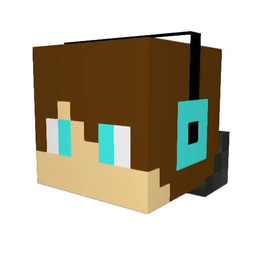 BigMacAkaJack Minecraft avatar head, 3D render