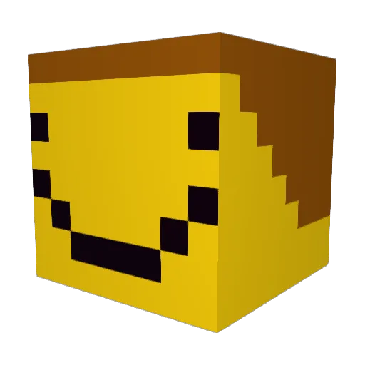 BigMac_Attack_ Minecraft avatar head, 3D render