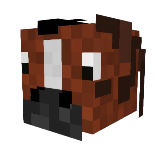 BigMacintosh Minecraft avatar head, 3D render
