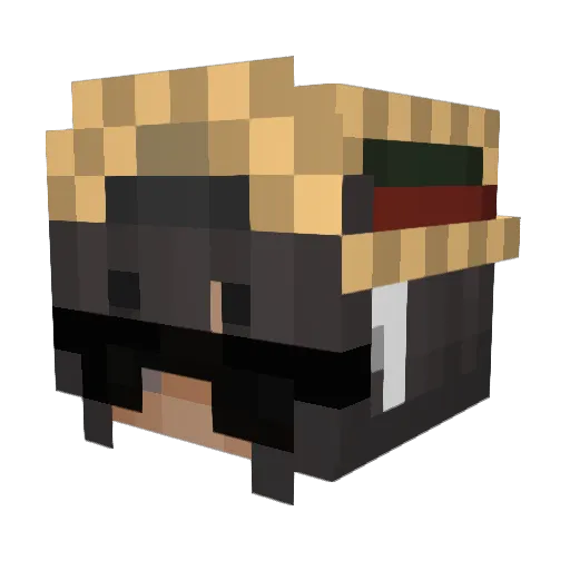 BigMama255_ Minecraft avatar head, 3D render