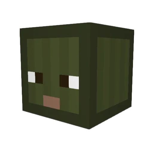BigMan141 Minecraft avatar head, 3D render
