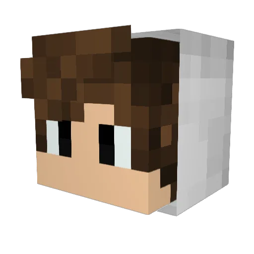 BigManAnoac Minecraft avatar head, 3D render
