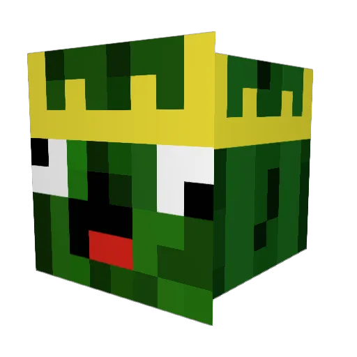 BigManBoomer Minecraft avatar head, 3D render