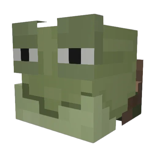 BigManFredW Minecraft avatar head, 3D render