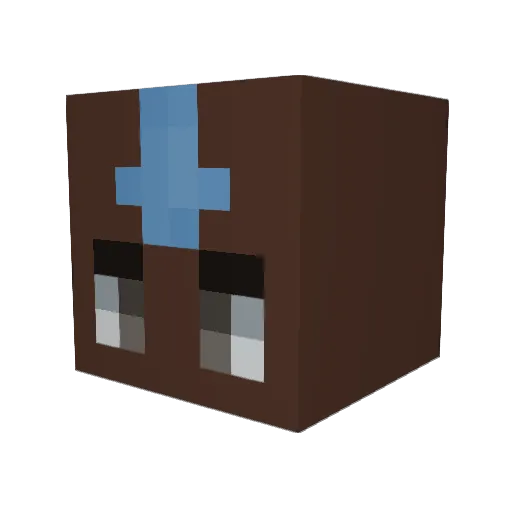 BigManJerome24 Minecraft avatar head, 3D render