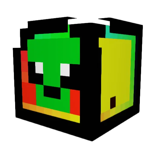 BigManPikachu Minecraft avatar head, 3D render