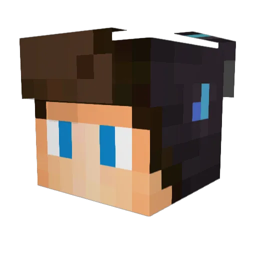 BigMaty Minecraft avatar head, 3D render