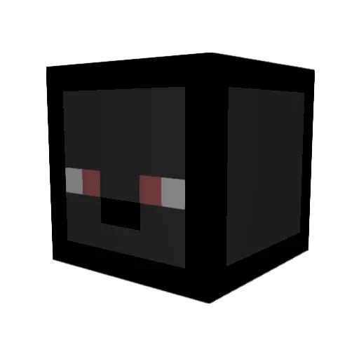 BigMaxim Minecraft avatar head, 3D render