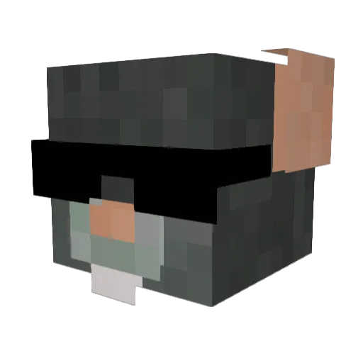 BigMcStinky Minecraft avatar head, 3D render