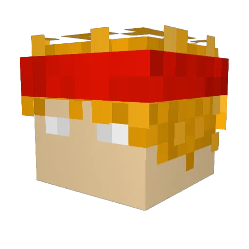 BigMettBoy Minecraft avatar head, 3D render