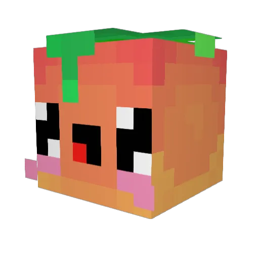 BigMexicanMangos Minecraft avatar head, 3D render