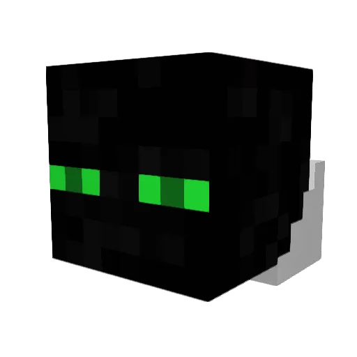 BigMikes Minecraft avatar head, 3D render