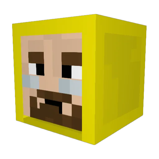 BigMoist76 Minecraft avatar head, 3D render